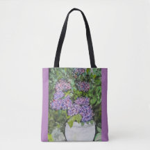 Hydrangea Blume Tote Bag