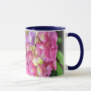Hydrangea-Blumen-Blüten-Tasse Tasse