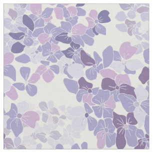 Hydrangea Blumenmuster - Lila Blumen Stoff