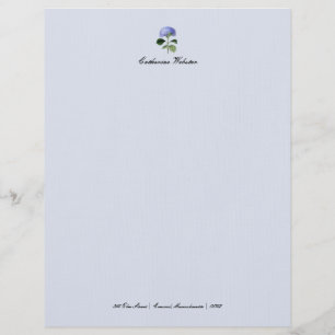 Hydrangea-botanischer Briefkopf
