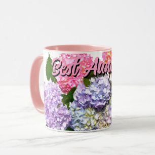 Hydrangea Bouquet Beste Tante je Tasse