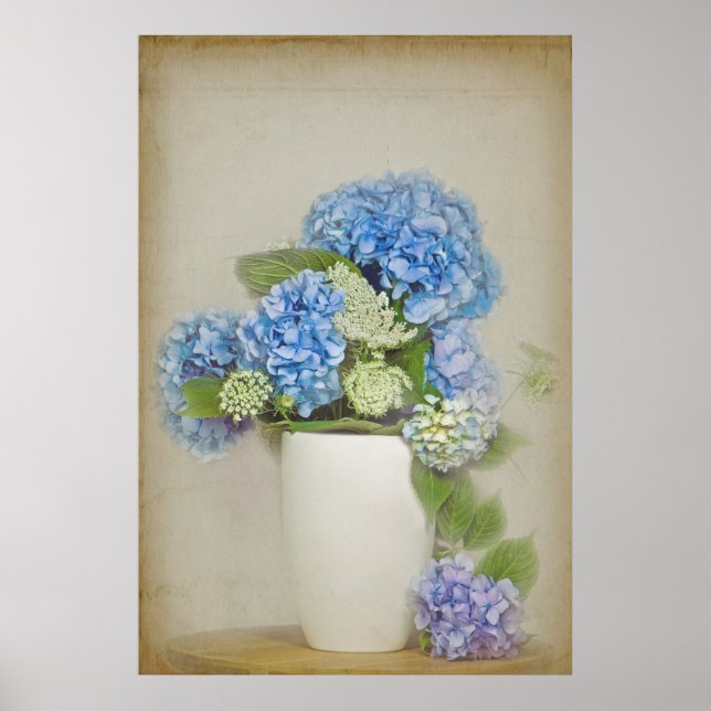 Hydrangea Bouquet Poster (Vorne)