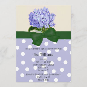 Hydrangea-Brautparty-Einladung Einladung