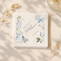 Hydrangea Dankeschön Card | Blue Floral Bridal Sho
