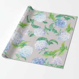 Hydrangea Elegantes Osterdesign Geschenkpapier