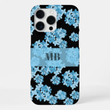 Hydrangea floral name Initialen Monogramm einzigar