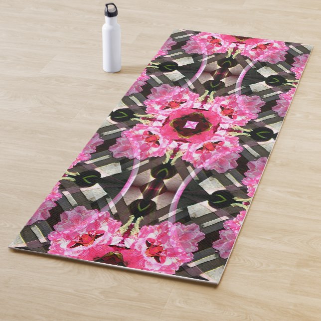 Hydrangea-Flugzeug.... Yogamatte (Beispiel)