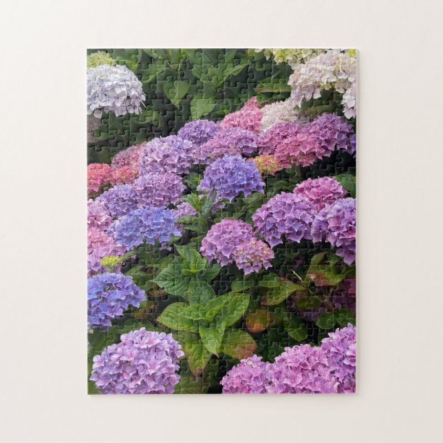 Hydrangea-Fotografie Puzzle (Vertikal)