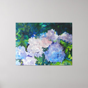 Hydrangea Garden Kunstdruckerei Leinwanddruck