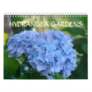 HYDRANGEA GARDENS Calendar Blue Hydrangeas Kalender