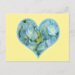 Hydrangea Heart Postkarte