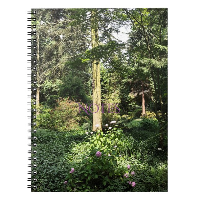 Hydrangea Holzbaume Naturfotografie Notizblock (Vorderseite)