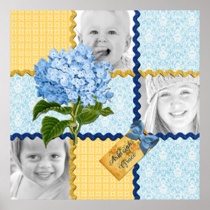 Hydrangea-kundenspezifischer Poster