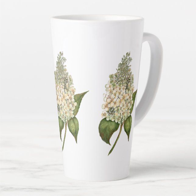 Hydrangea Latte Tasse (Rechte Ecke)