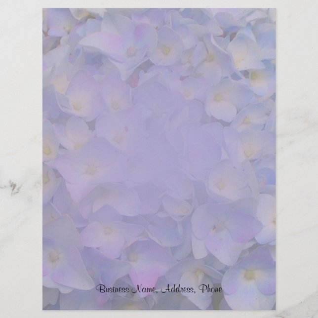 Hydrangea Letterhead (Vorderseite)