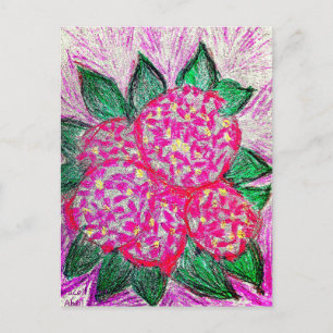 Hydrangea macrophylla postkarte