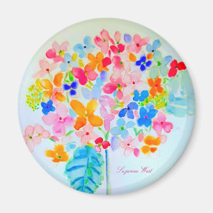 Hydrangea-Magnet von Ariella & Lily Designs Magnet