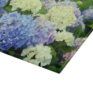 Hydrangea Mix-11x8 GLASSCHNITTSTELLE Schneidebrett