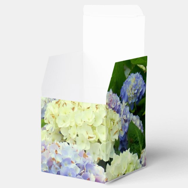 Hydrangea Mix-GASTGESCHENK BOX, quadratisch Geschenkschachtel (Geöffnet)