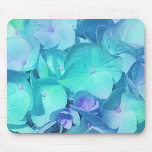 Hydrangea Muster 2 Mousepad (Vorne)