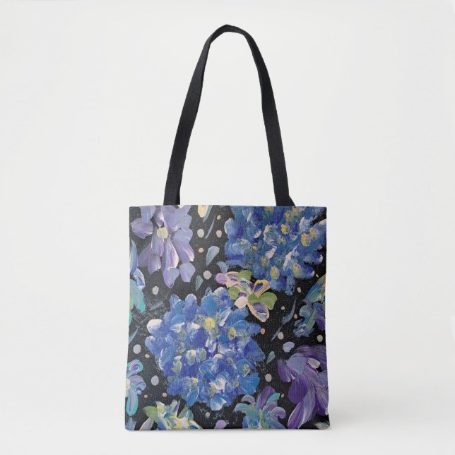 Hydrangea Night-Tasche (Vorderseite)