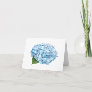Hydrangea Note Card Dankeskarte