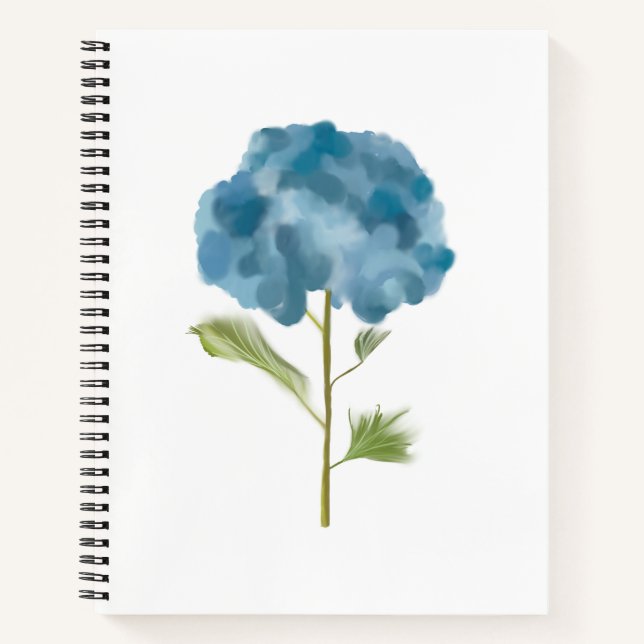 Hydrangea-Notebook Notizbuch (Vorderseite)