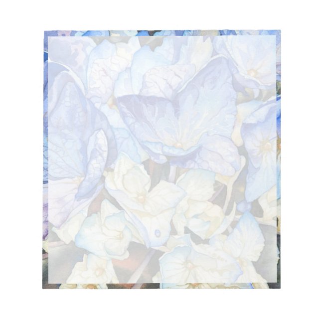 Hydrangea Notepad 5,5" x 6" Notizblock (Vorderseite)