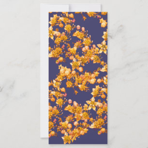 Hydrangea-Orange und Marine