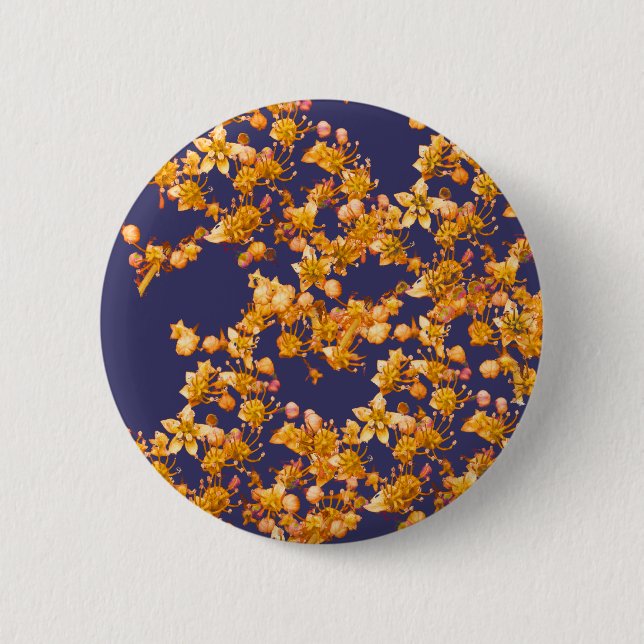 Hydrangea-Orange und Marine Button (Vorderseite)