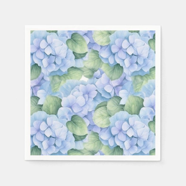 Hydrangea Paper Napkins Serviette (Vorderseite)