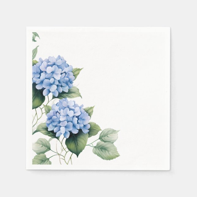 Hydrangea Paper Napkins Serviette (Vorderseite)