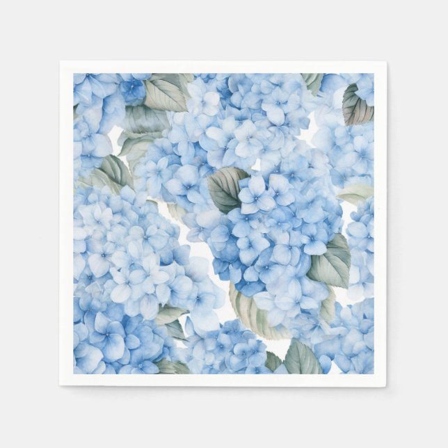 Hydrangea Paper Napkins Serviette (Vorderseite)