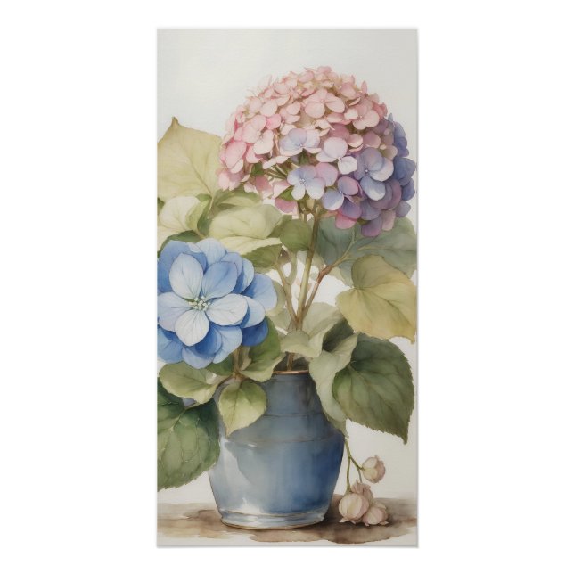 Hydrangea Poster (Vorderseite)
