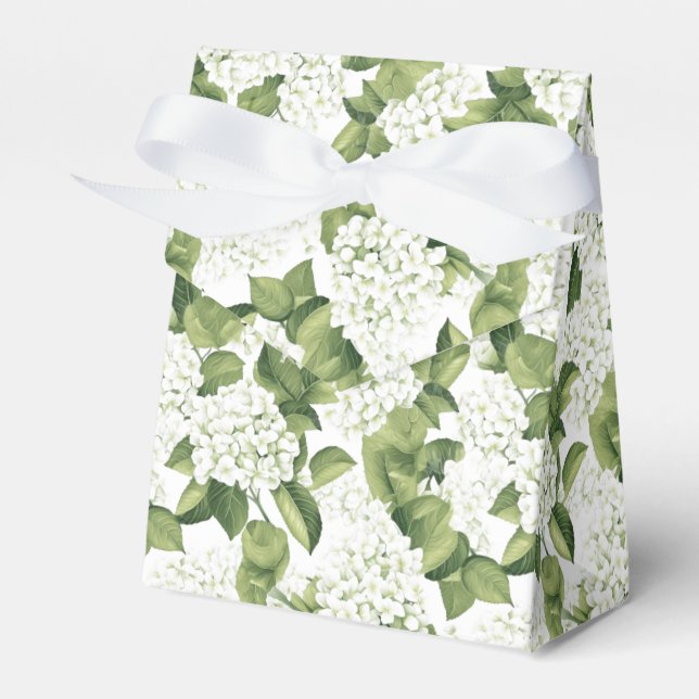 Hydrangea Print Party Leckerei Box Geschenkschachtel (Vorderseite)