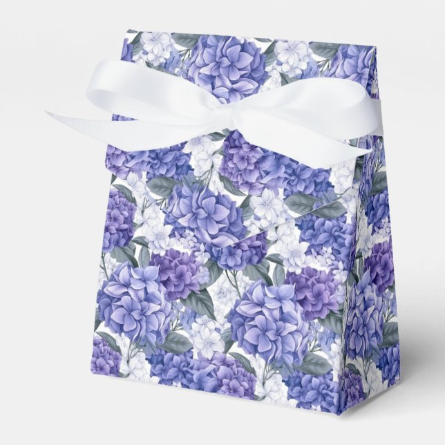 Hydrangea Print Party Leckerei Box Geschenkschachtel (Vorderseite)