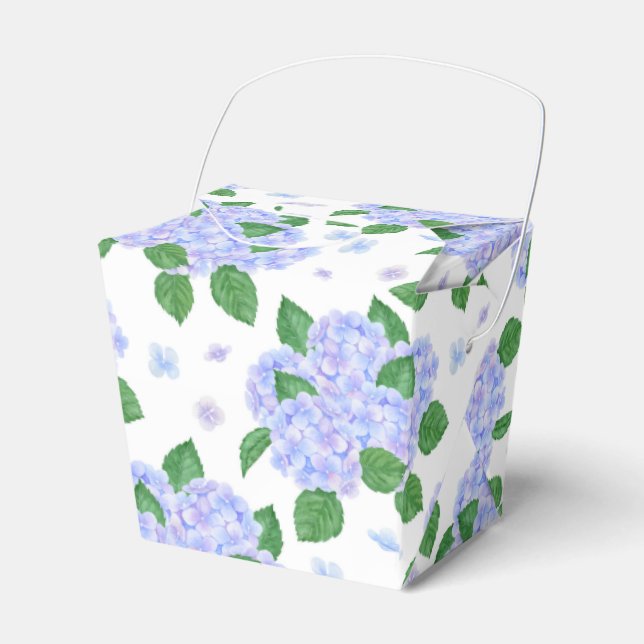 Hydrangea Print Party Leckerei Box Geschenkschachtel (Vorderseite)