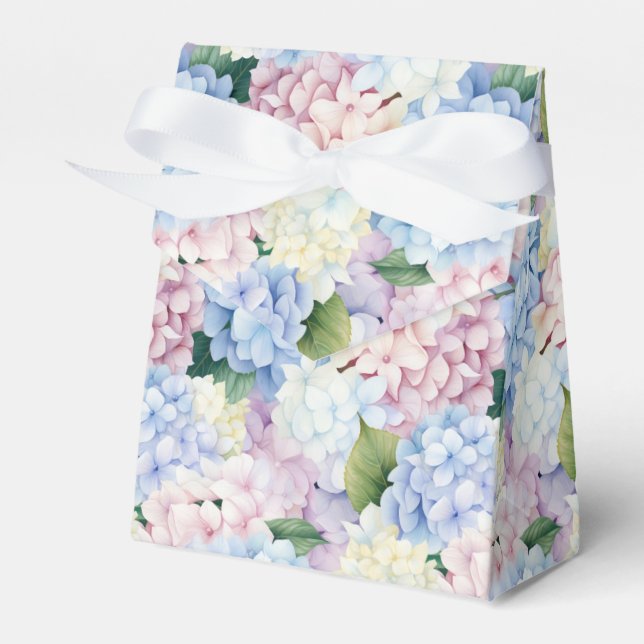 Hydrangea Print Party Leckerei Box Geschenkschachtel (Vorderseite)