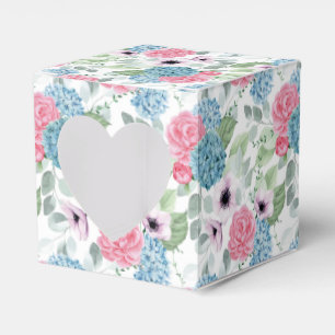 Hydrangea Print Party Leckerei Box Geschenkschachtel