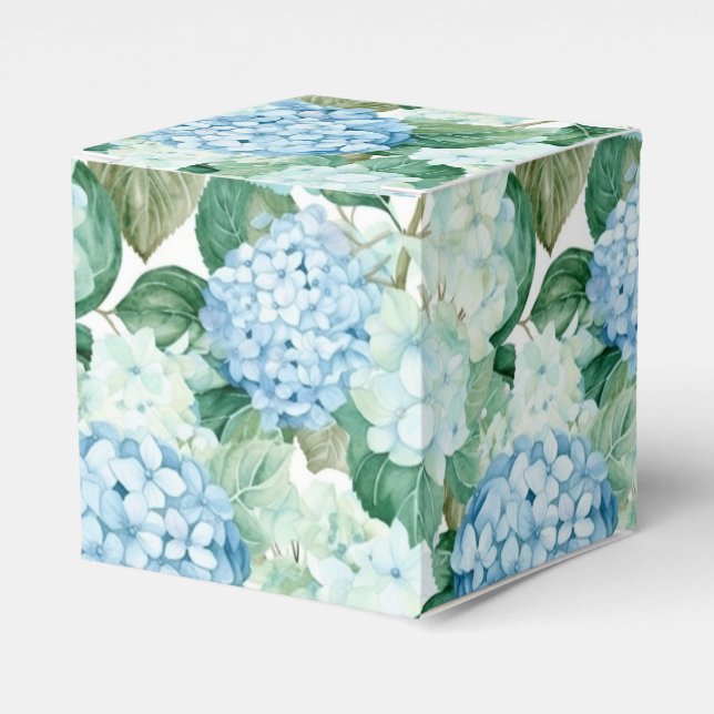 Hydrangea Print Party Leckerei Box Geschenkschachtel (Vorderseite)