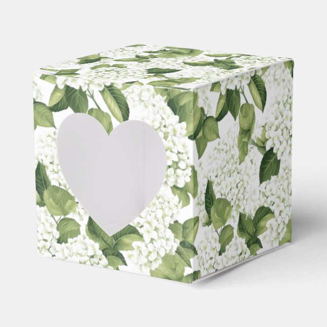 Hydrangea Print Party Leckerei Box Geschenkschachtel (Vorderseite)