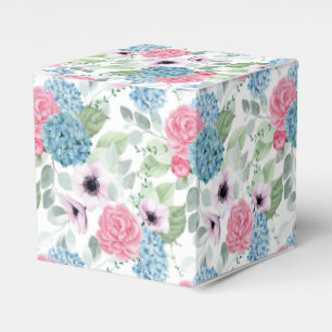 Hydrangea Print Party Leckerei Box Geschenkschachtel