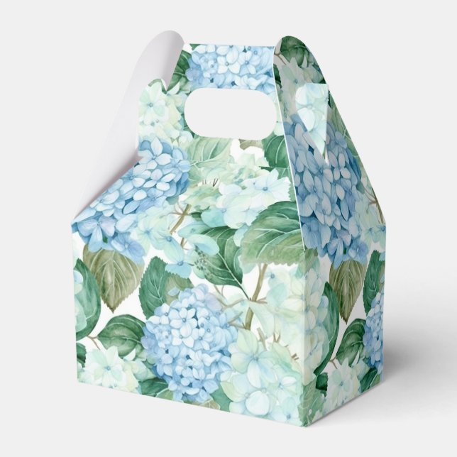 Hydrangea Print Party Leckerei Box Geschenkschachtel (Vorderseite)