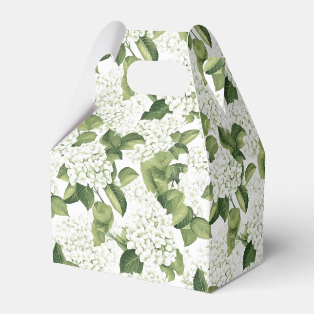 Hydrangea Print Party Leckerei Box Geschenkschachtel (Vorderseite)