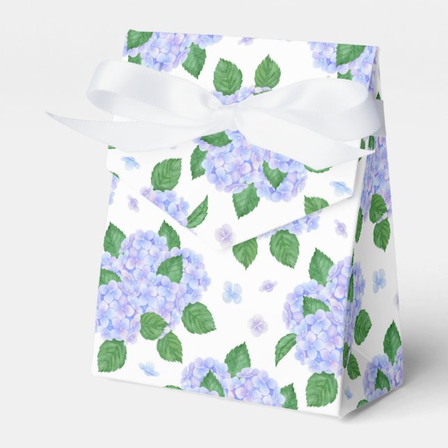 Hydrangea Print Party Leckerei Box Geschenkschachtel (Vorderseite)