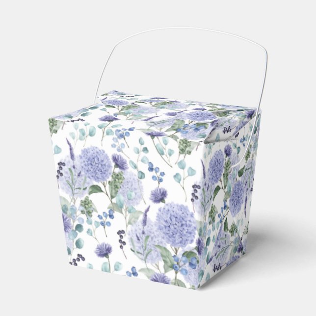 Hydrangea Print Party Leckerei Box Geschenkschachtel (Vorderseite)