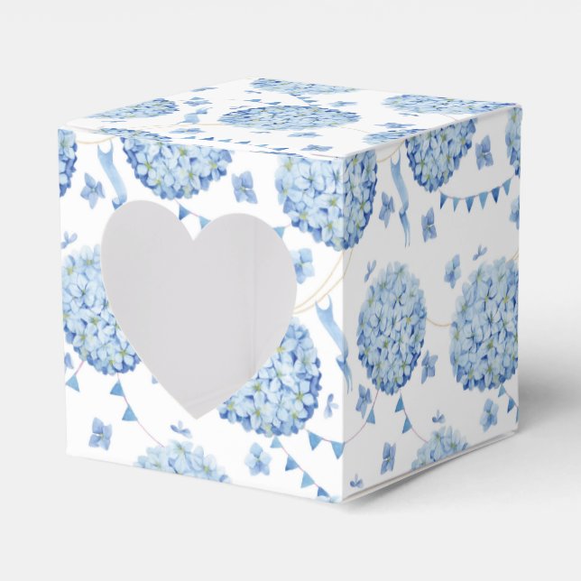 Hydrangea Print Party Leckerei Box Geschenkschachtel (Vorderseite)