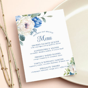 Hydrangea-Rosen-Blumen-Muttertags-Brunch-Menü
