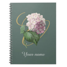 Hydrangea Spiral Foto Notebook