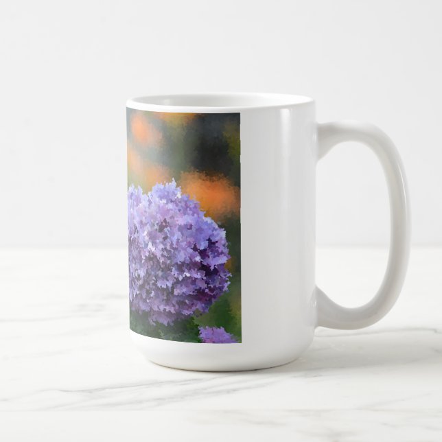 Hydrangea-Tasse Kaffeetasse (Rechts)